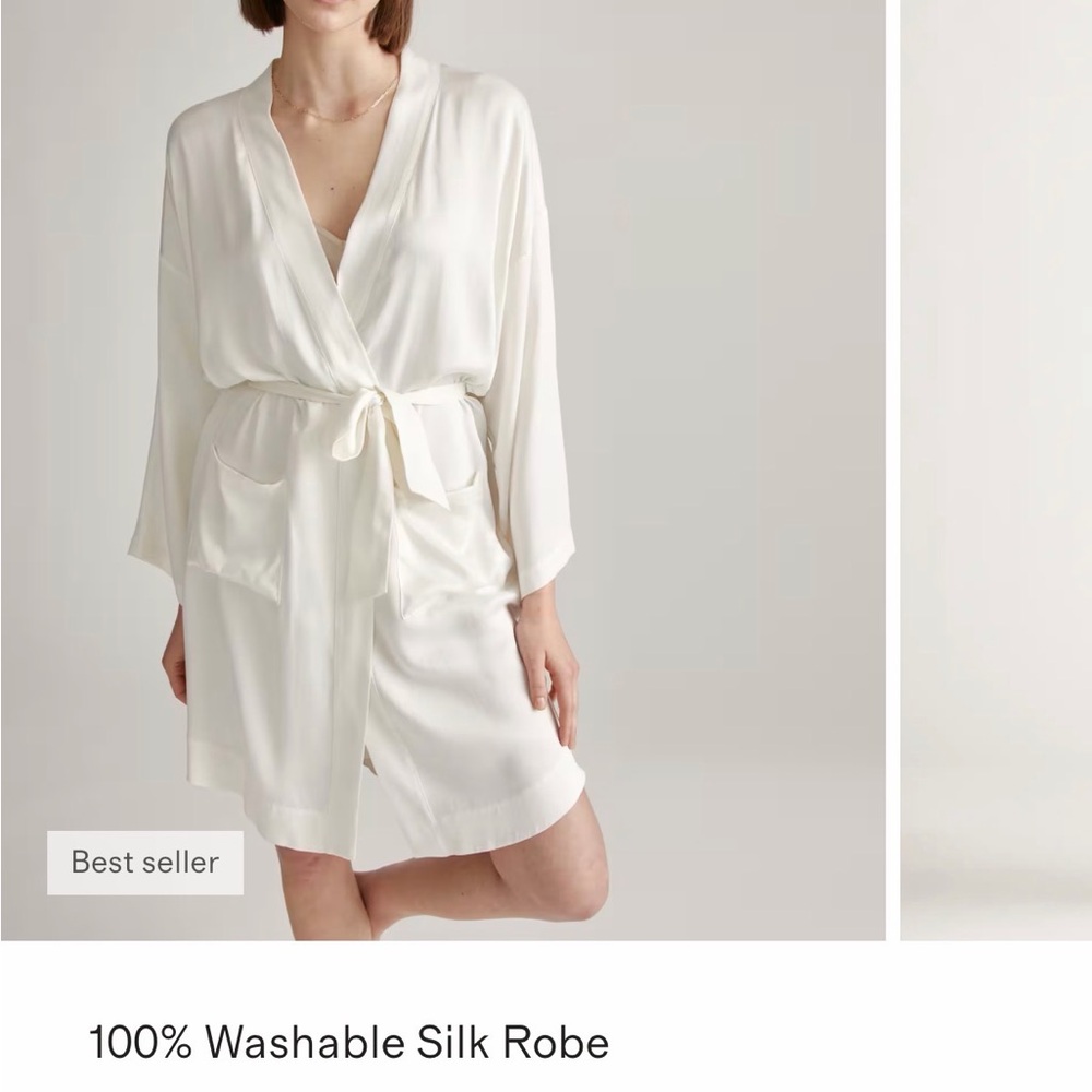 Quince Silk Wrap Top in Dusty Mauve unopened!